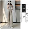 2024 Women's Wide-Leg Acetate Satin Pants - High-End, Casual, Drape Style for Summer