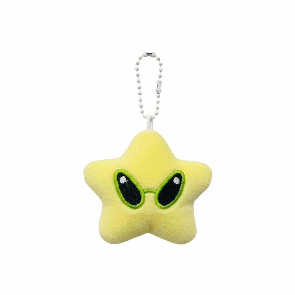 Mini Plush Backpack Pendant Cute Star Alien Cat Keychain New Mobile Phone Rope  Birthday