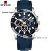 REWARD Men's Waterproof Quartz Sports Watch with Calendar - Model 83005M