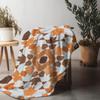 Watercolor Geometric Print Soft Plush Fleece Blanket Throw Sofa Bed Decorative Cushion Cover Gift