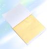 50pcs 8X8.5Cm Gold Sheets Imitation Gold Leaf Shiny Craft Decoration For Wood Ceramic Glass Metal Fabric Diy Projects Art Foil