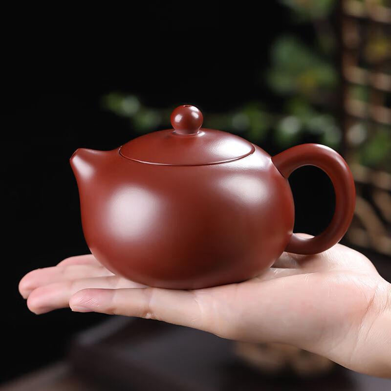 MENGTING Purple Clay Teapot, Handmade Authentic Household Tea Pot, Original Ore Red Mud Purple Clay Kung Fu Tea Set Brewing Teapot