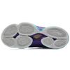 New LiNing Wow Shadow 2 Cushioned Slip Resistant Rebound Wear Resistant High Top Basketball Shoes Men's White Purple ABPR005-5