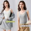 Lace sling vest women's inner and outer summer wear large size slim-fit threaded chest pad thin anti-light bottoming top
