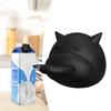 Silicone Milk Bottle Pourer Lid Milk Carton Lid In Cow Shape, Rotating Drink Box Cap Dispenser Attachment, Funny Milk Bottle Stopper
