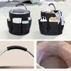 Picnic Basket Collapsible Organizer Bag with Exterior Pocket EVA Handle Splashproof Basket Large Capacity Storage Basket