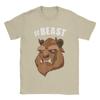 Beauty And The Beast Hashtag Beast Men T Shirts Funny Tees Short Sleeve O Neck Tshirt Pure Cotton Plus Size Clothing