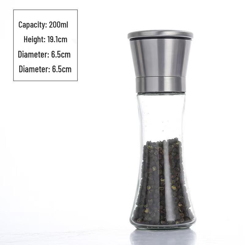 Manual Stainless Steel Salt and Pepper Grinder Set