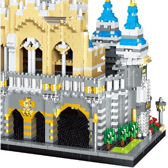 Fairyland Castle Building Blocks Set (5297Pcs) European Architecture Model Educational Toys Micro Bricks for Kids Adults