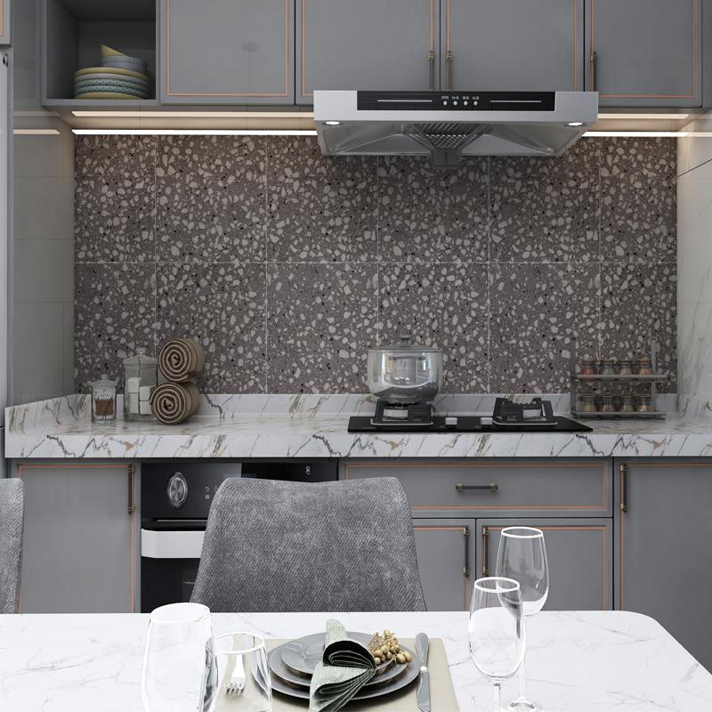 30x30cm Koupelnová tapeta Kuchyňská olejotěsná samolepka Voděodolná mramorová samolepicí tapeta