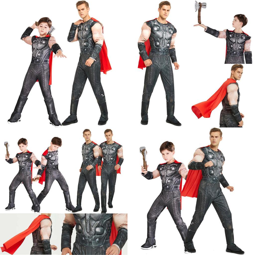 Avengers Endgame Thor Superhero Costume For Adults With Exquisite Workmanship And Breathable Material