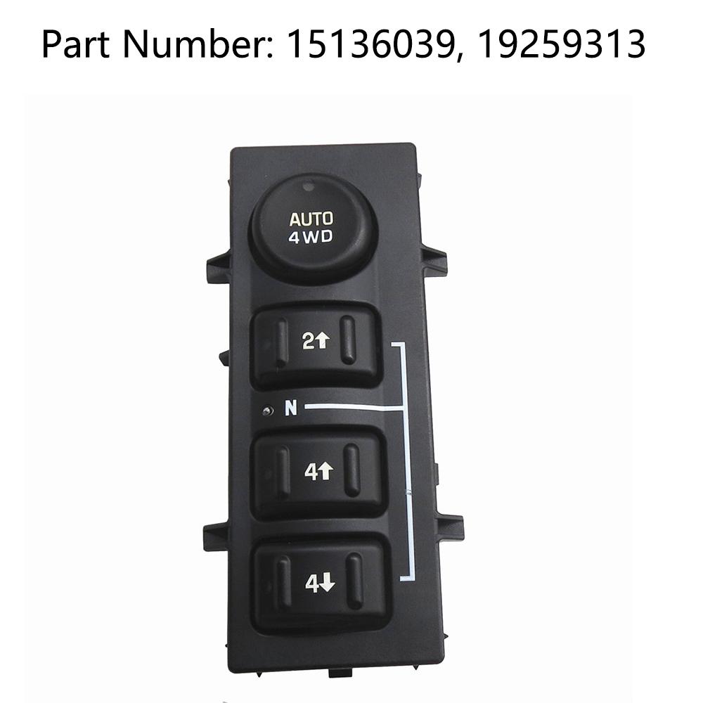 4WD 4x4 Selector Button Dash Switch For 03-07 GM Chevy Silverado Sierra 19259313