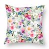 Spring Watercolor Floral Pillowcase Pink Rose Decorative  Sofa Living Room Bed  Home