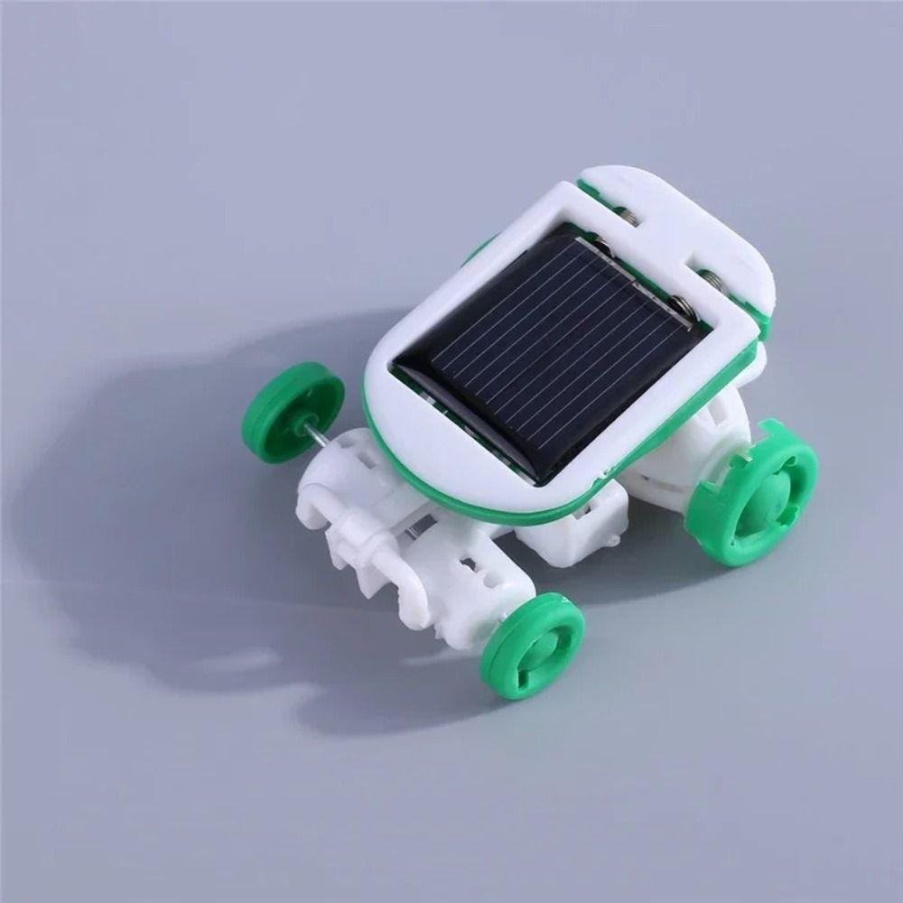 6-In-1 Solar Power Robot Renewable Energy Science Toy Assembling Ship Fan  Children's Toy
