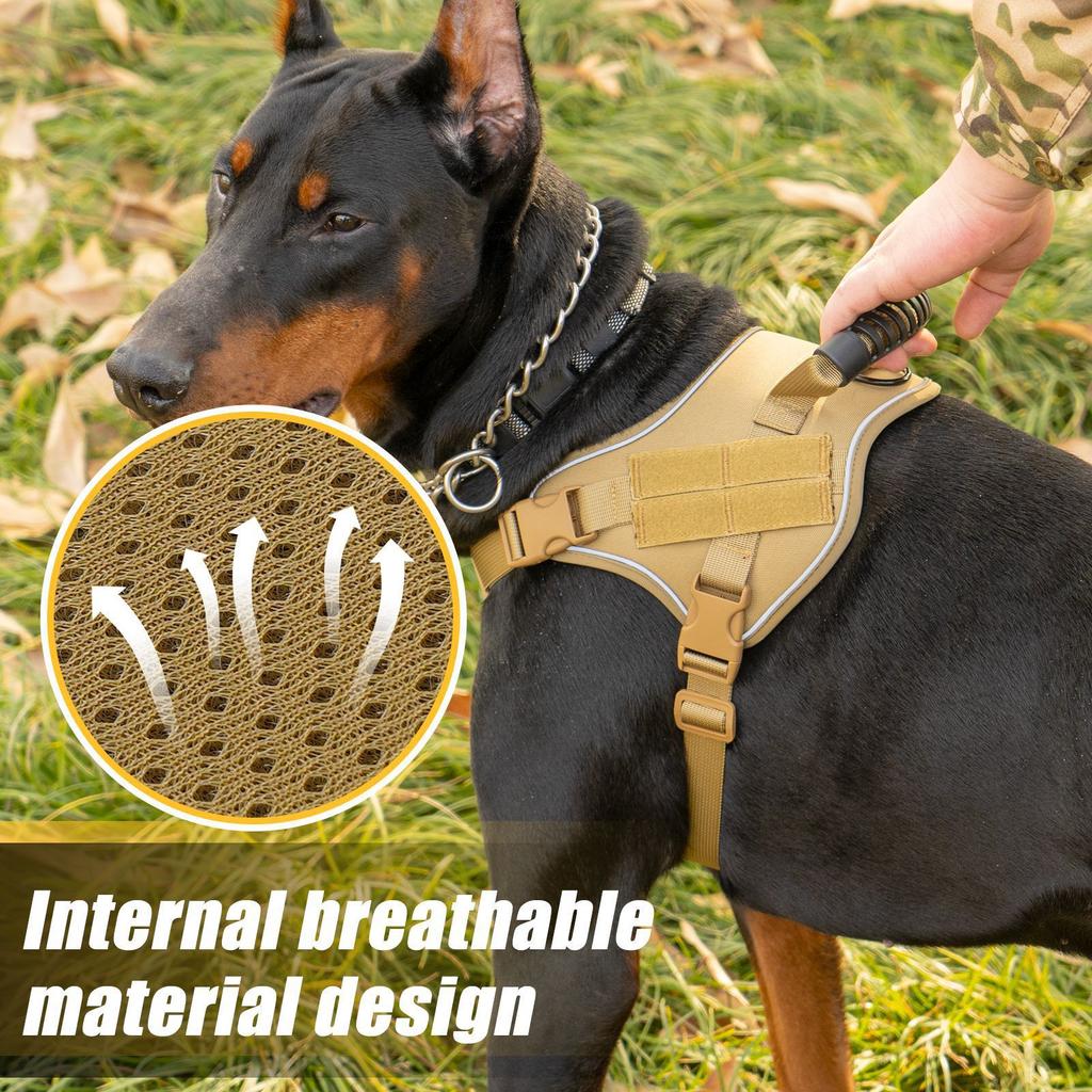 Dog Tactical Vest Medium Large Dog Golden Retriever Satsuma Shepherd Pet Quick Release Dog Chest Strap Traction