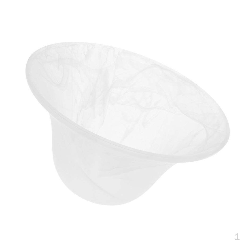 

Bell Shape Vintage Frosted & Clear Glass Lamp Shade 4