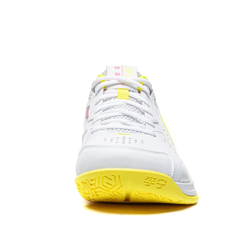 Li Ning Blade 2 SE Abrasion Resistant Breathable Coverage Support Low Top Badminton Shoes Unisex White Pink AYTW001-2