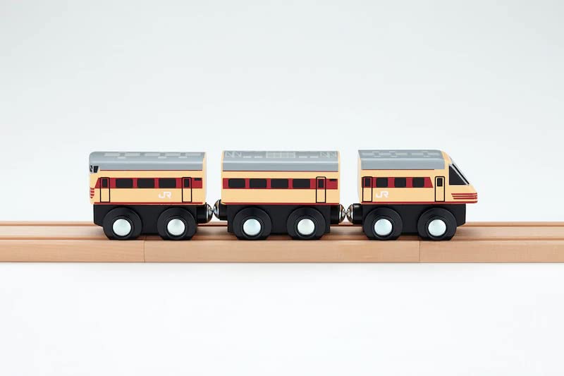 Popondetta moku TRAIN 022 485 Series Raicho MOK-022 Wooden Train Rail Toy Train Car Ages 3 and up