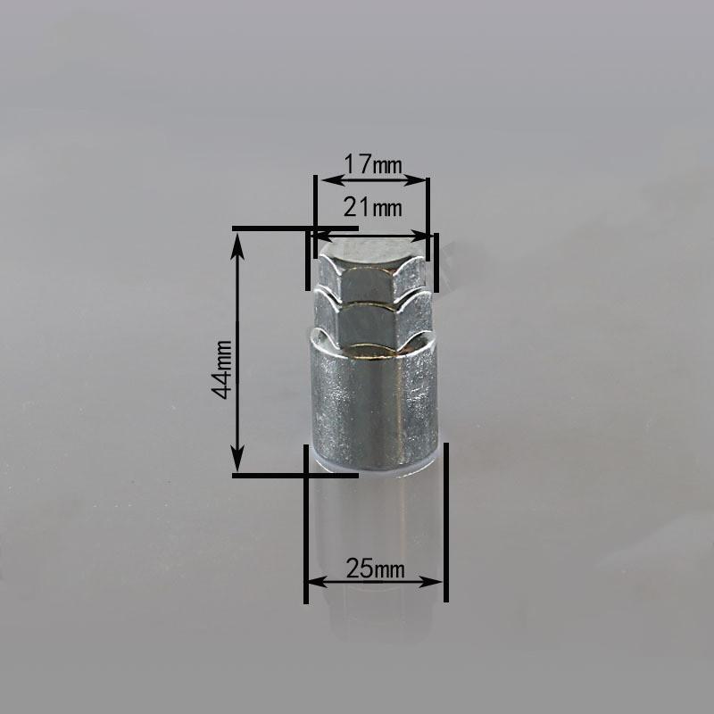 Open End Wheel Lug Nut Lock M12*1.25,M12*1.5,14*1.5 Wheel Locking Lug Nuts Open End Bulge Acorn Chrome