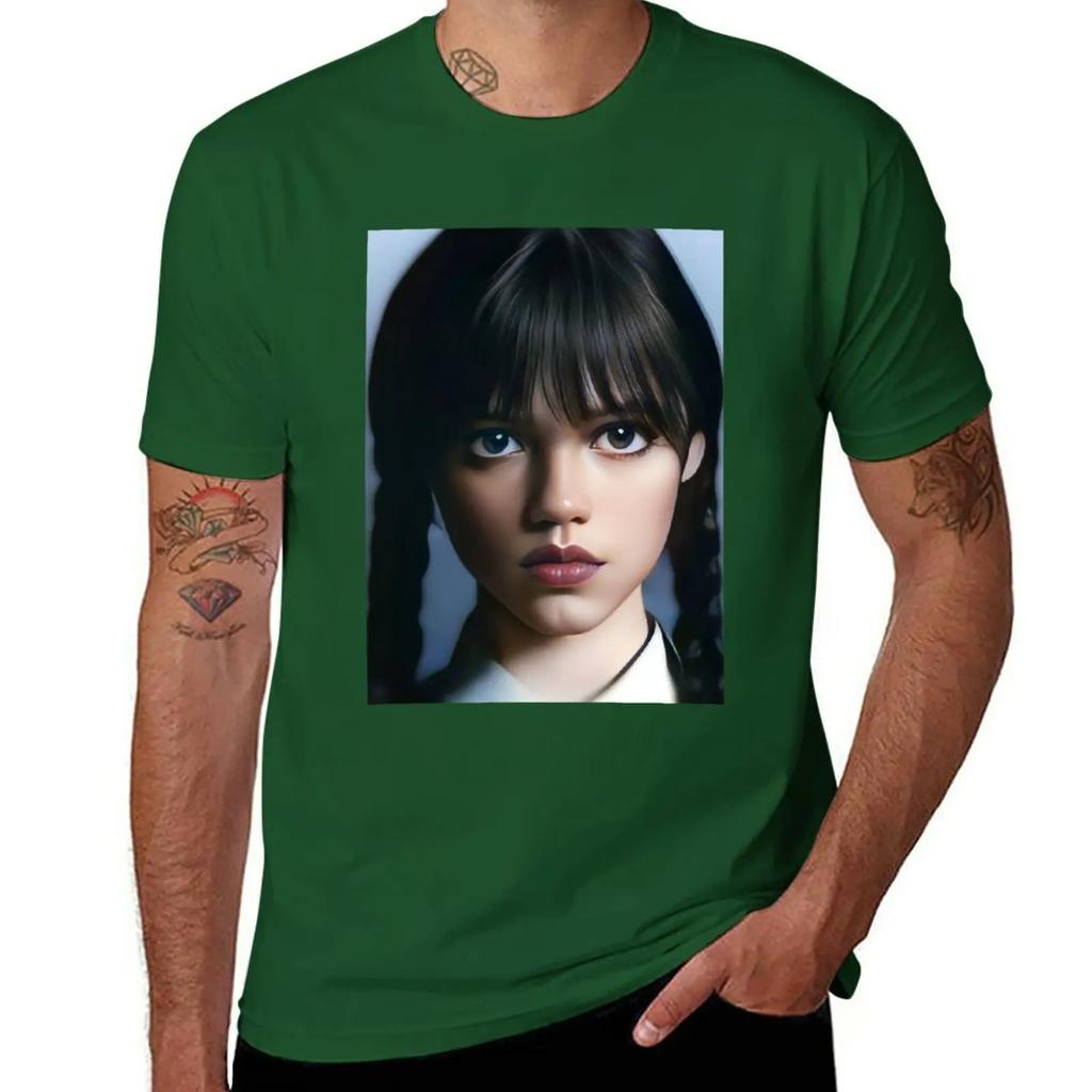 New Merlina Paint Tshirt Blank T Shirts Aesthetic Clothing Sports Fan Tshirts Tshirt For A Boy Big And Tall T Shirts For Unisex