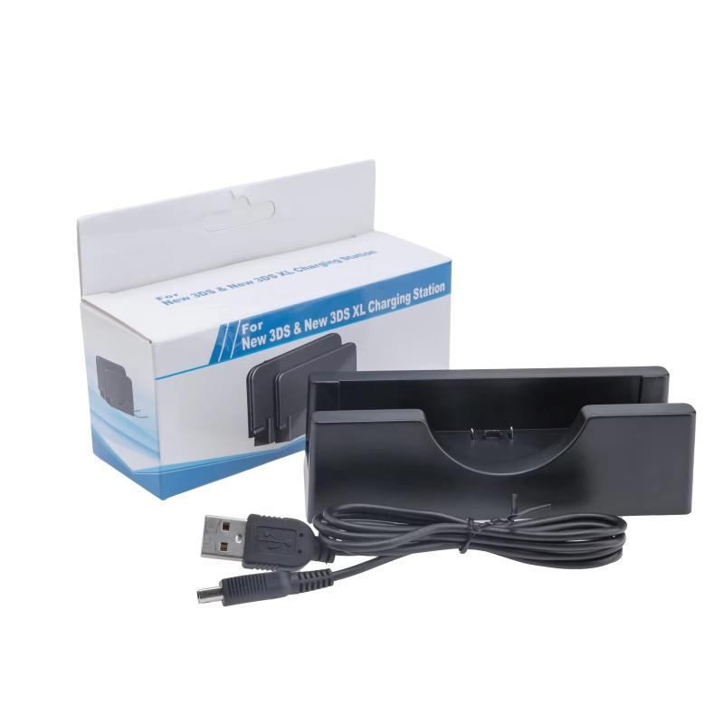 Charging Station Dock for Nintendo NEW 3DS 3DSLL/XL Game Console USB Cable Charging Display Dock Stands