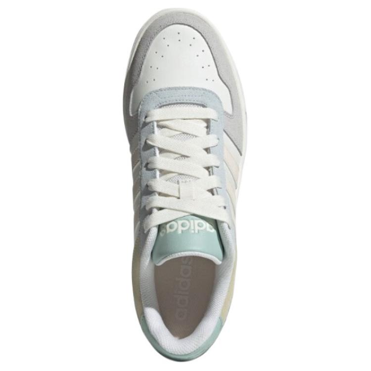 Adidas Neo D-Pad Comfortable Low-Top Skate Shoes Unisex Skate Shoes White Gray JI2549