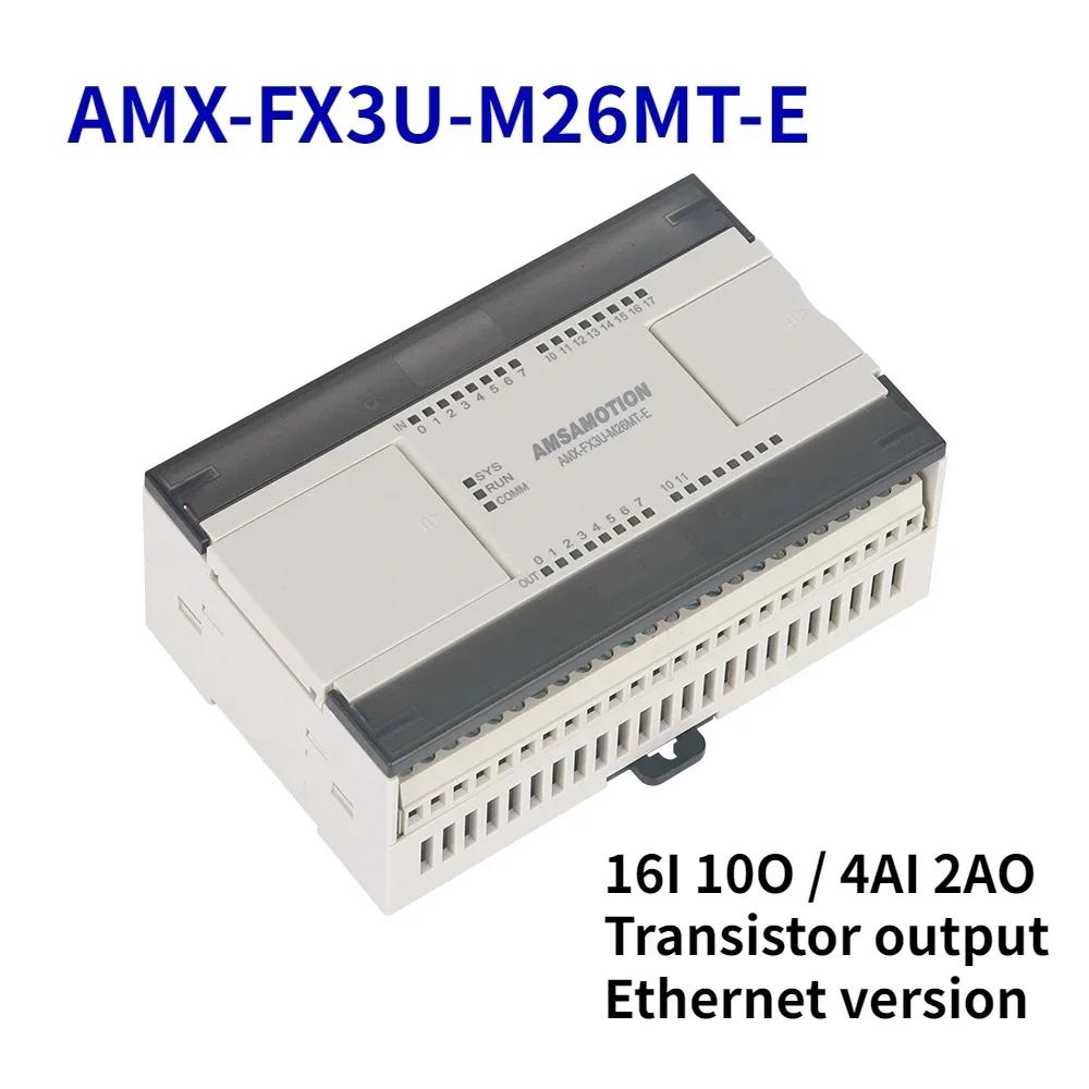 Amsamotion FX3U-M26MR-E M26MT-E Replace For Mitsubishi MELSEC PLC 4AI/2AO MODBUS Analog Transistor Relay EM3 Module