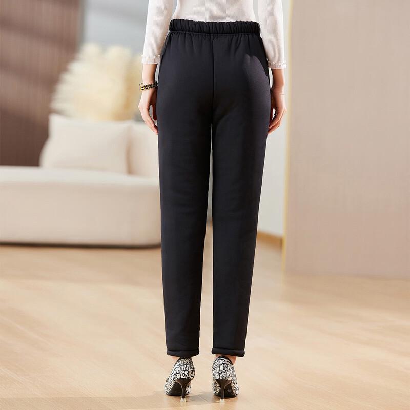 SIFONE Women's Fleece Lined Warm Elastic Waist Casual Pants