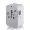 1pc Travel Adapter with 2 USB Charging Ports, Dual USB Charger, World All In One Universal Travel Adapter, Wall Charger