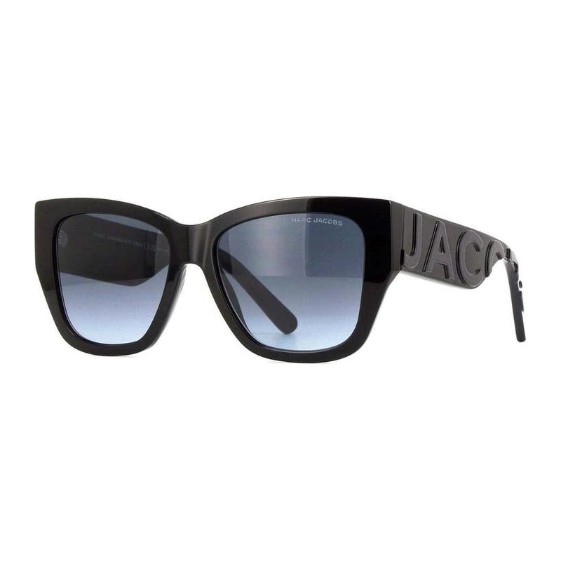 Marc Jacobs Temple Logo Acetate Square Sunglasses Men s Black MARC739S08A9O чёрный