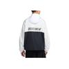 Nike Clubsportswear Marina Hooded Comfortable Fashion Long Sleeve Jacket Men Jacket Photon-Dust Black White HJ1958-025