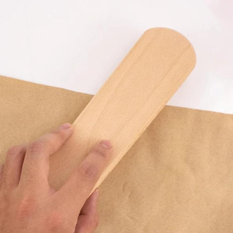 Multi-Purpose Beech Wooden Tailors Clapper Professional Double Sided Pressing Pad For Quilting Sewing Ironing Fabric Accessories