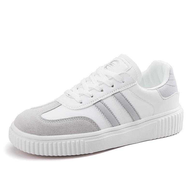 Fashion Comfortable Women's Shoes Korean Style Thick Sole Sports Casual Shoes Retro Versatile Training Shoes Women's Lace Strap New