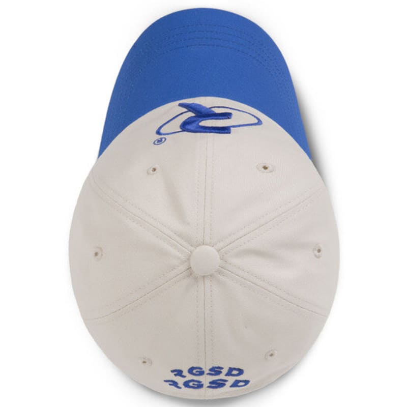 RIGOON STUDIO Planet R Two-Tone Ball Cap (Beige & Blue)