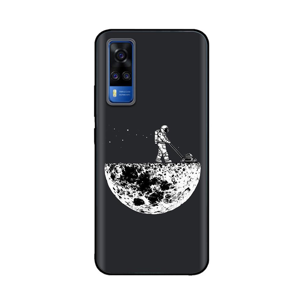 Für vivo Y31 2021 Hülle Weiche Schwarze Silikon Rückabdeckung Fundas Für Vivo Y51a Y51 2020 Dezember V2030 Y 51 VivoY31 V2036 Handyhülle
