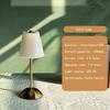Creative LED Pleated Fabric Lampshade Bedroom Bedside Lamp USB Charging Model Touch Night Light Living Room Small Table Lamp