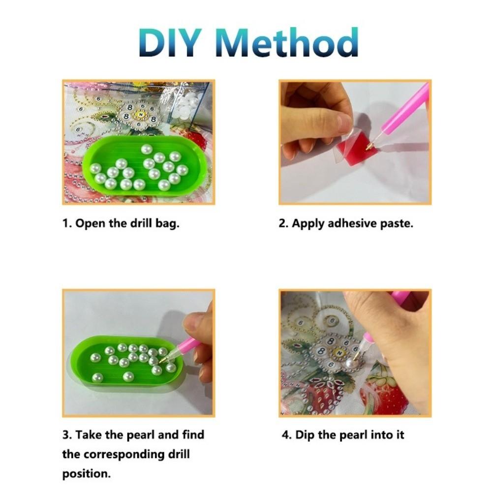 Christmas Tree Christmas Painting Kit Round Xmas Ornament Kit Festive Gift