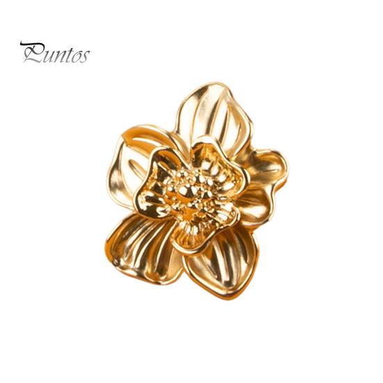 Blumenblatt-Schrankgriff, Einzelloch, robuste Zinklegierung, universeller Kommoden-/Schubladen-/Kleiderschrank-Zugknopf, Ersatz für Möbelbeschläge