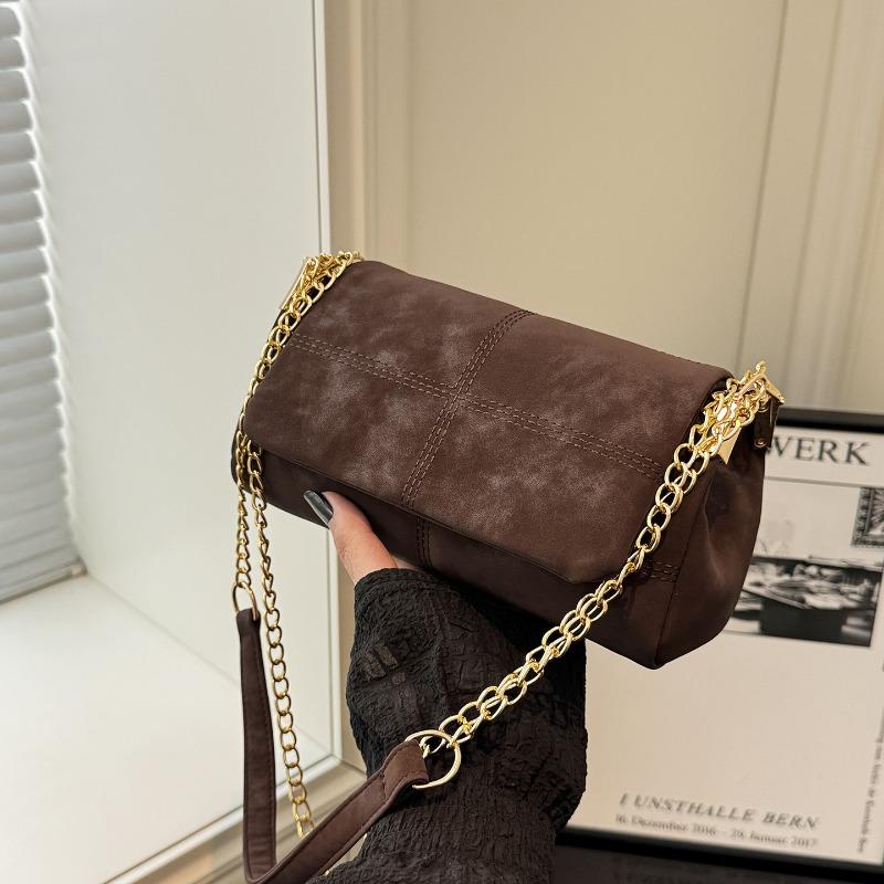 Bag Women's New Simple and Fashionable Small Square Bag Diamond Chain Stray Bag Versatile Shoulder Messenger Bag