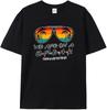 Vi har en paus Lärare T-shirt Sista skoldagen Lärare Sommarlov Roliga Kortärmade Toppar Svart