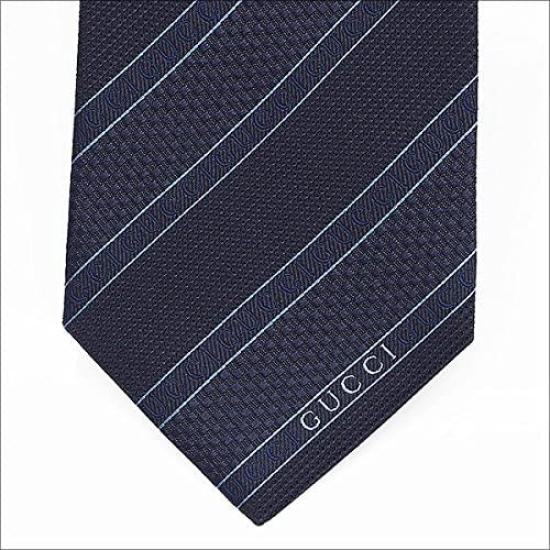 Gucci ALISE 8cm Navy Men's Tie, AA30F, Wide,