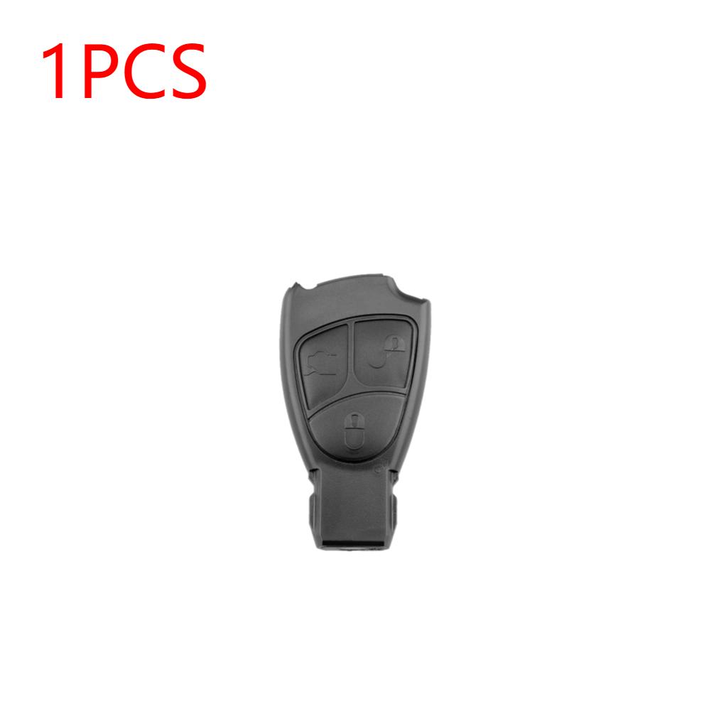 

10-1 шт. Автомобильный ключ с 3 кнопками, сменный, подходит для Mercedes Benz W203 W211 W204, чехол для дистанционного ключа без чипа и батареи