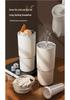 Large Capacity 316 Stainless Steel Insulated Travel Mug with Ceramic Liner and Straw