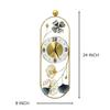 Metal Wall Clock for Décor Designer Clock Big Stylish Unique Wall Decor Clock Decorative Wall Clock for Living Room Antique Wall Clock (Design 3)