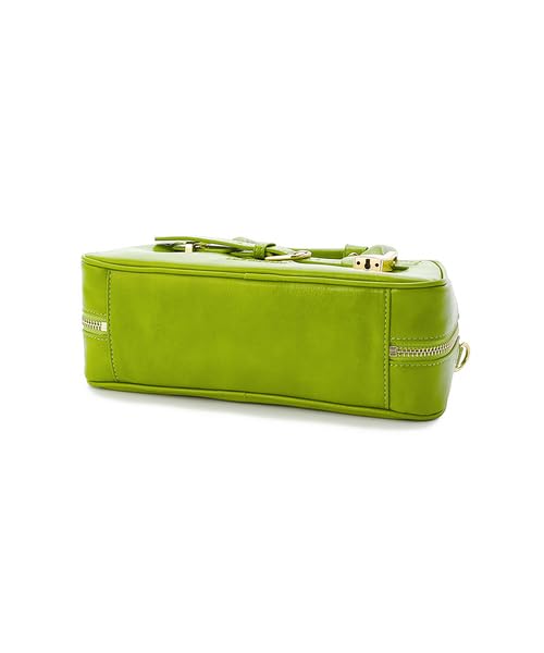 Lily Brown Mini Boston Bag LWGB259323 Green 2-Way Women's