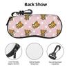 Anime Rilakkuma Sunglasses Soft Case Neoprene Zipper Kawaii Cartoon Shell Eyeglass Case Protective Box For Glasses