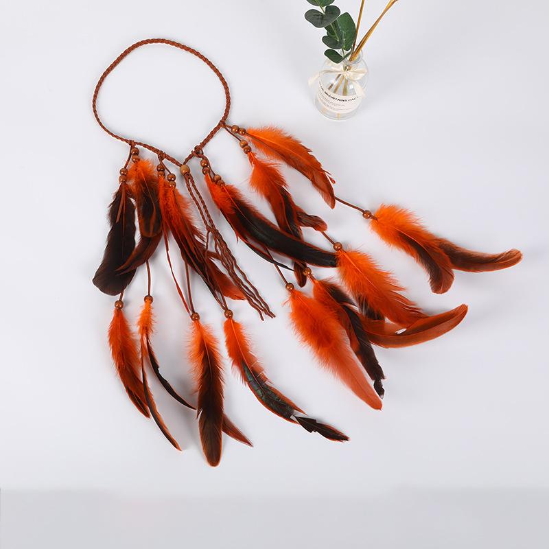 Bohemian Feather Headband Indian Tribal Tassel Hair Band Festival Hair Accessories