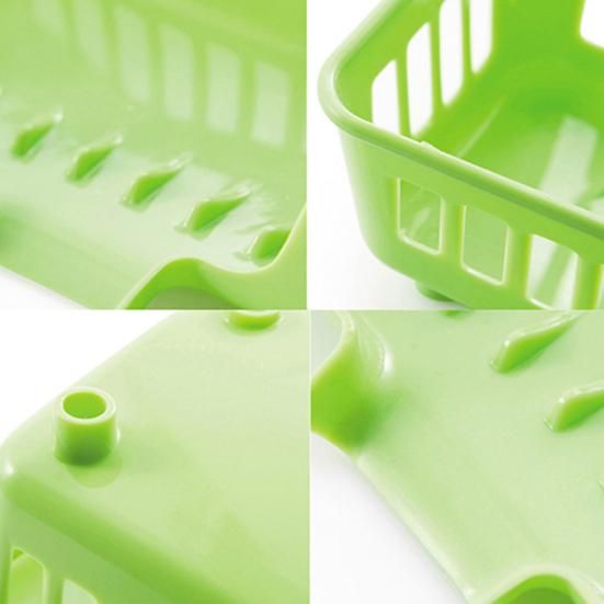 Kitchen Shelves Colorful Smooth Edge Solid Material Bathroom Storage Rack for Toiletries