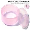 Nail Art Polishing Head Disinfection Box Double Filtration Cleaning Box Manicure Storage Box Nail Brush Cleaning Container