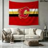 Calgary Flames Wall Tapestry Aesthetic Wall Hanging Printed Fabric Blanket Decorative Tapestries for Bedroom Living Room Home Decor
